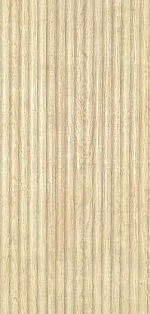 Crude Wood Ripple Board — Light Yellow